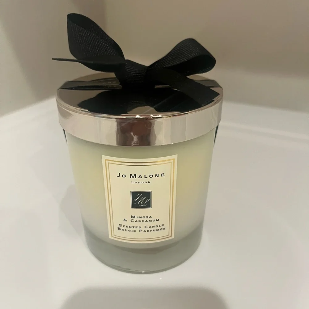 Jo Malone Mimosa & Cardamom Candle - Cream and Black